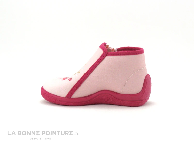 Bellamy PAULE Sirene Rose - Pantoufle Montante BEBE Fille - Image 3