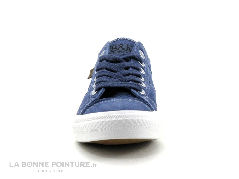 B Et M Banana Moon - RATISSE Marine - Basket Femme Toile Bleue - Image 2